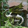 Small Metal Garden Dragon Sculpture