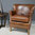 Small Real Leather Tan Armchair