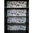 Industrial Metal Display 4 Shelf Cabinet