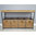 Large Fir Wood Metal Storage Table Cabinet