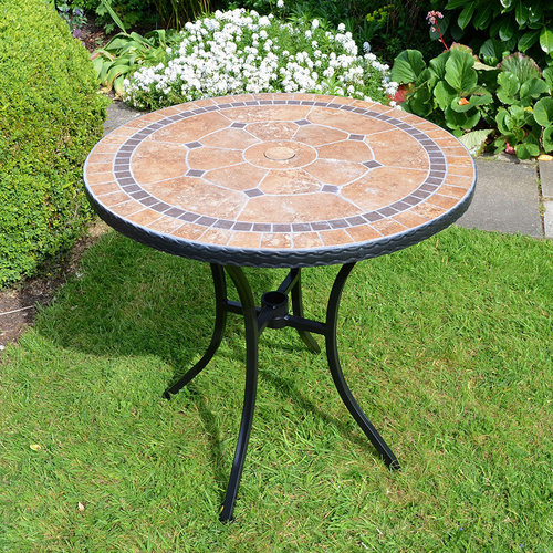 Richmond Round Ceramic Garden Table 76cm