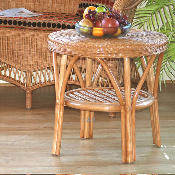 Wicker Loom Style Coffee Table
