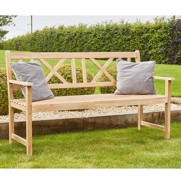 3 Seater Wooden Patio Outdoor Bench