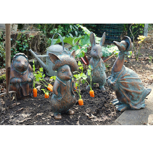 Beatrix Potter Garden Sculpture Set