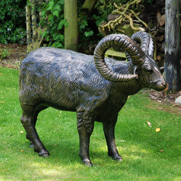 Large Ram Garden Sculpture