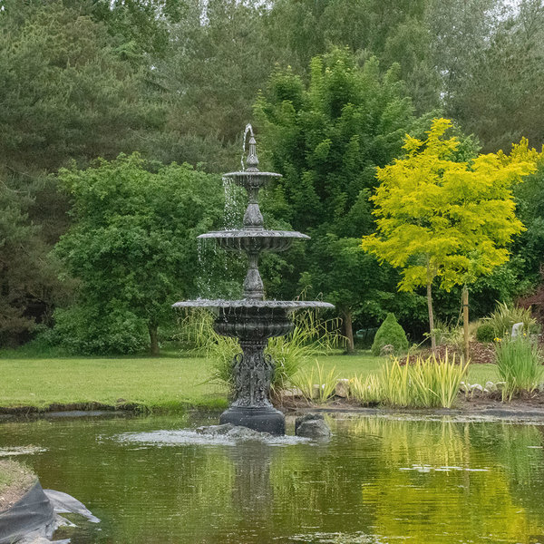 beautiful large metal garden fountains